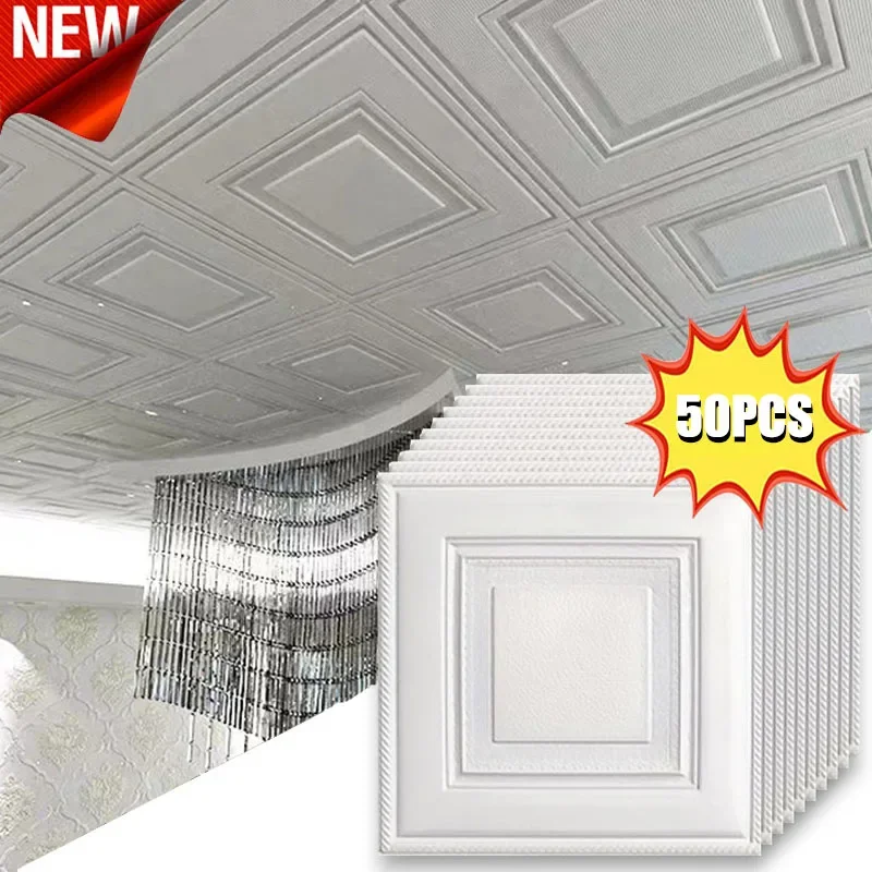 35cm*35cm Waterproof Wall Stickers 3D Sheet Paper Ceiling Wallpaper Sticker Peel and Stick Wallpaper Safe Collision Prevention
35cm*35cm Waterproof Wall Stickers 3D Sheet Paper Ceiling Wallpaper Sticker Peel and Stick Wallpaper Safe Collision Prevention
