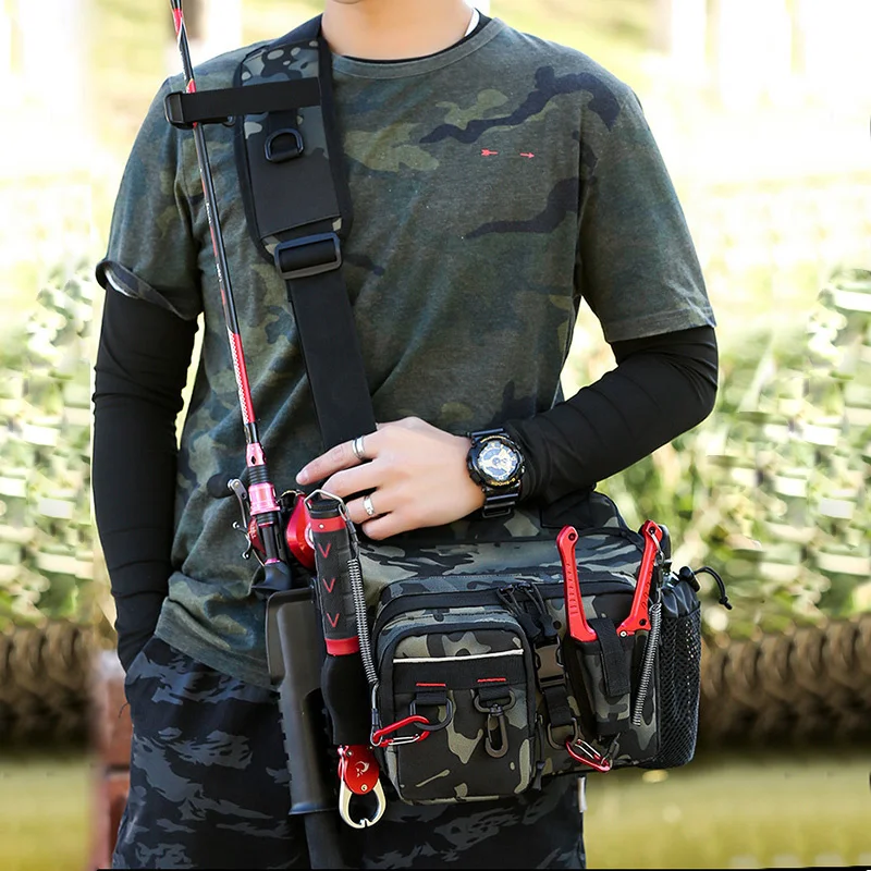 Men's Fishing Rod Tackle Bags Single Shoulder Fishing Reel Bag Outdoor Waist Pack Fishing Lures Gear Storage Crossbody BagXA852Y
Men's Fishing Rod Tackle Bags Single Shoulder Fishing Reel Bag Outdoor Waist Pack Fishing Lures Gear Storage Crossbody BagXA852Y
