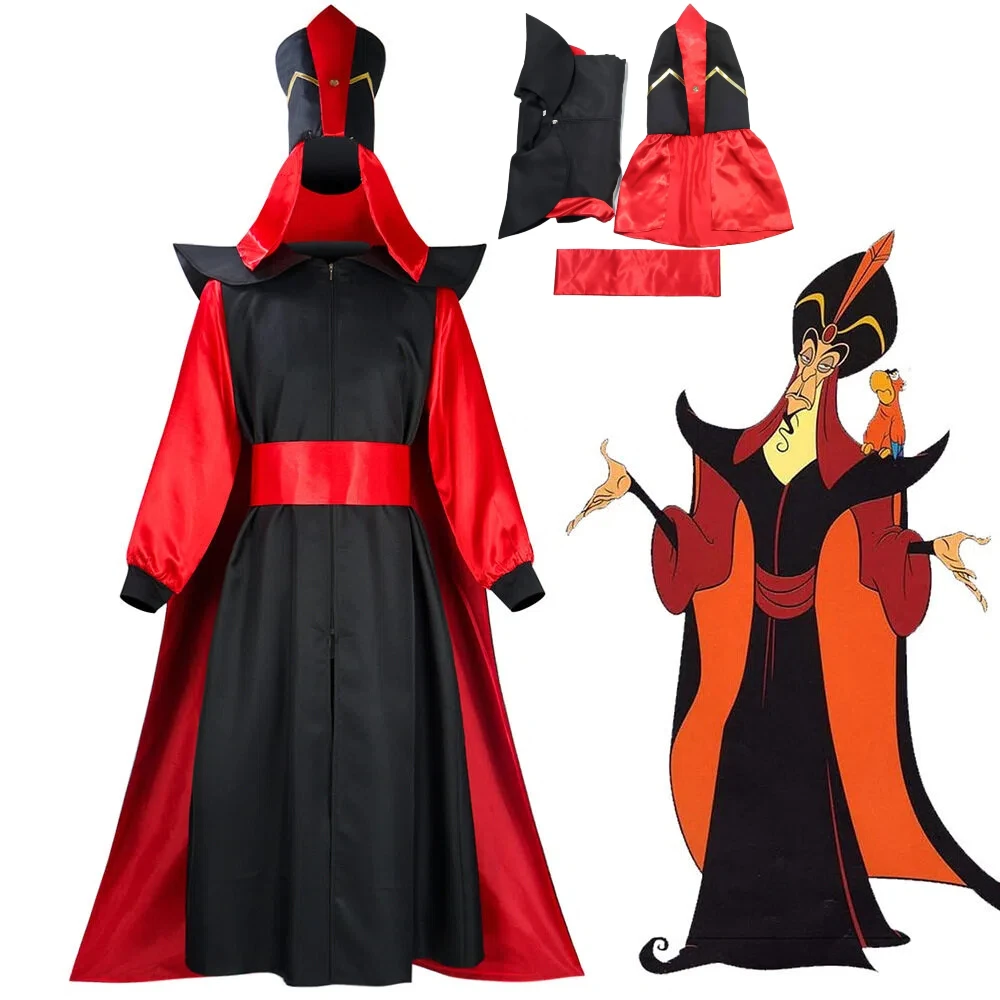 Anime Arabian Nights Cosplay Costume Cloak Belt Magic Lamp Aladdin Jafar Halloween Anime Game Role Play Outfit Full Set
Anime Arabian Nights Cosplay Costume Cloak Belt Magic Lamp Aladdin Jafar Halloween Anime Game Role Play Outfit Full Set