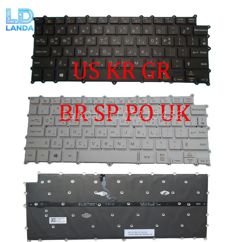 English US Korean KR Keyboard For LG 14T90N 14TD90N 14T990 14TD990 14Z90N 14ZD90N 14Z980 14ZD980 14Z990B 14Z990C 14ZD990 14ZB990
English US Korean KR Keyboard For LG 14T90N 14TD90N 14T990 14TD990 14Z90N 14ZD90N 14Z980 14ZD980 14Z990B 14Z990C 14ZD990 14ZB990