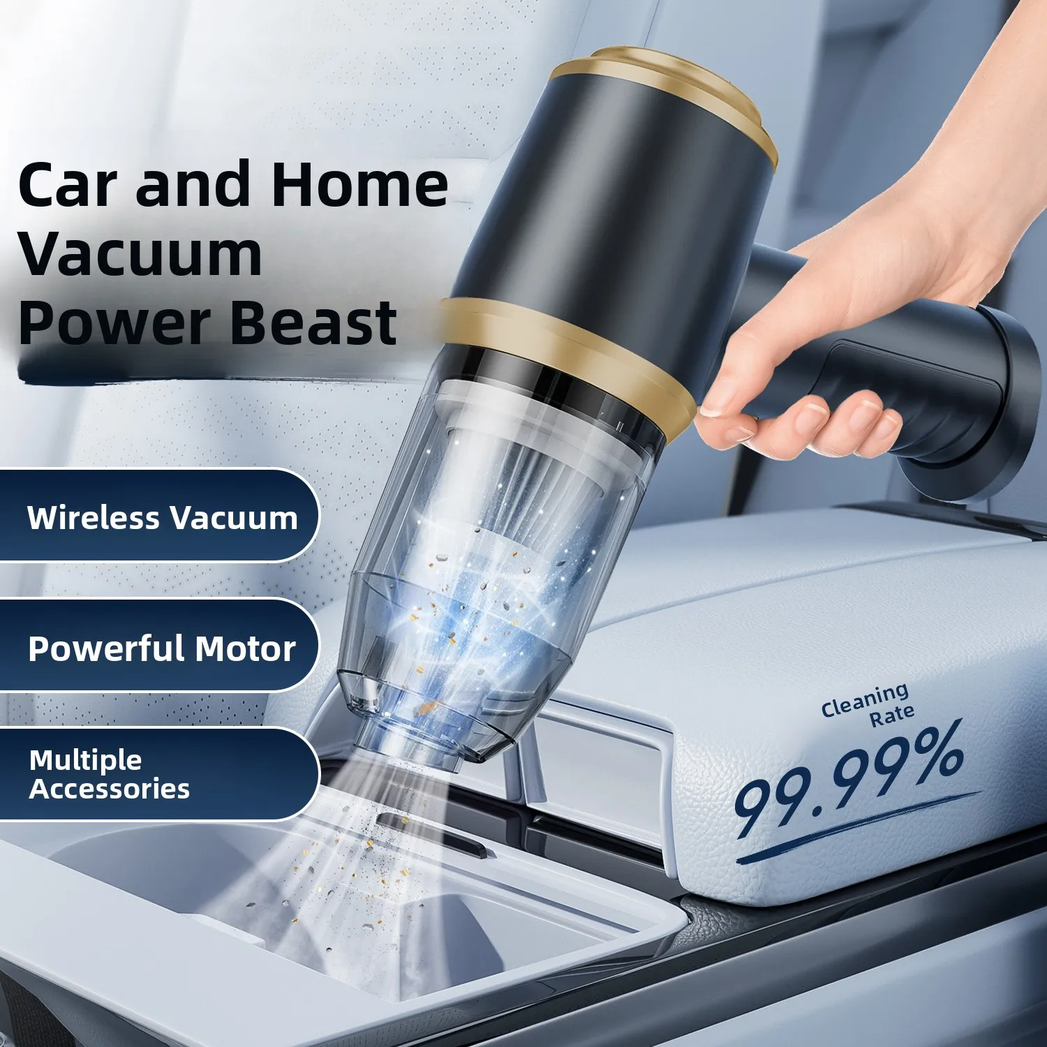 Portable Handheld Wireless Vacuum Cleaner Car Use High Suction Power Small Size Multi-Function Vacuum Cleaner for Home And Car
Portable Handheld Wireless Vacuum Cleaner Car Use High Suction Power Small Size Multi-Function Vacuum Cleaner for Home And Car