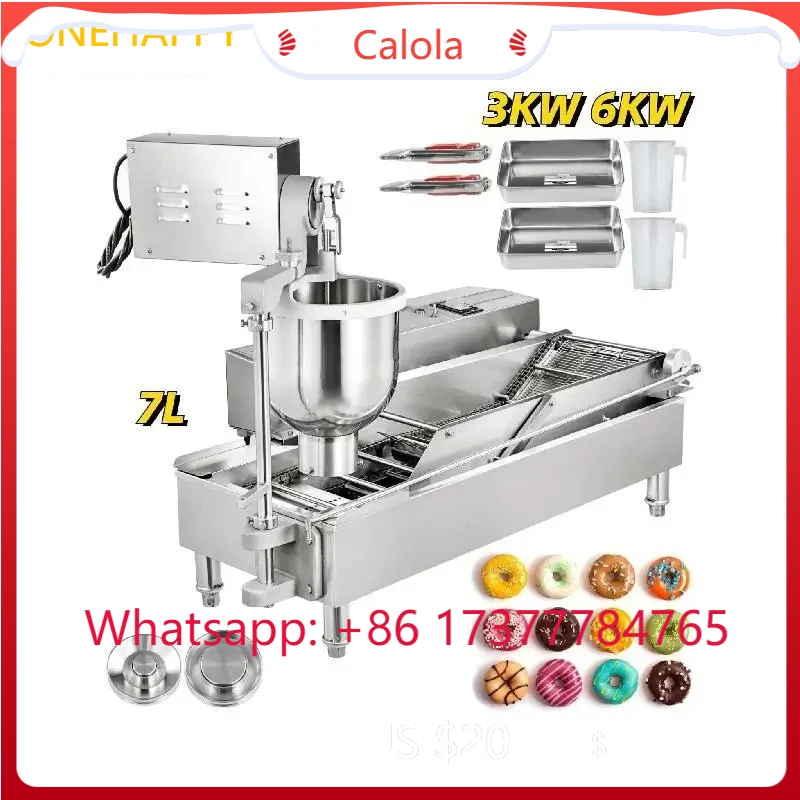 Automatic Commercial Donut Machine High-Efficiency Snack Production Donut Maker
Automatic Commercial Donut Machine High-Efficiency Snack Production Donut Maker