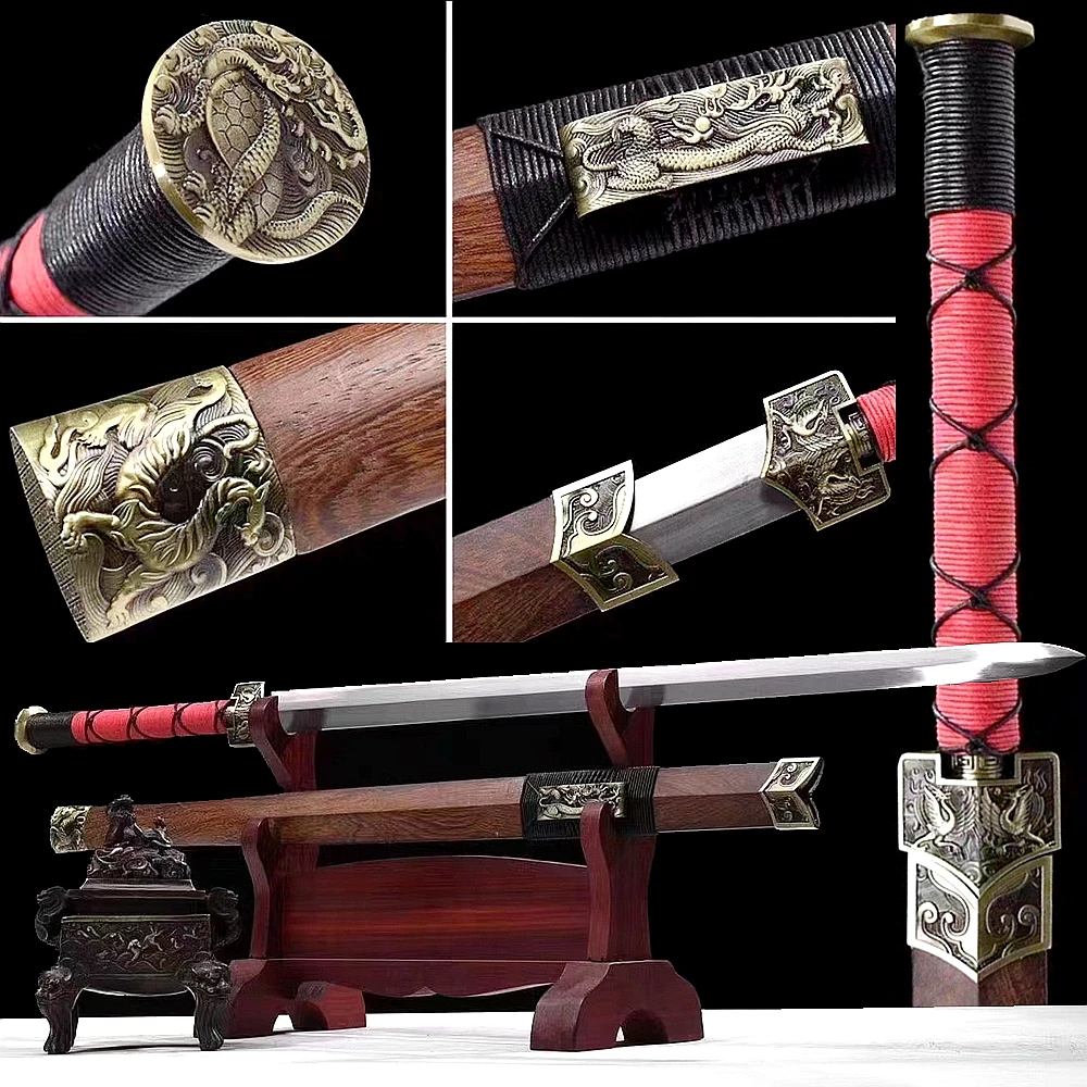 Classic Style China Han Dynasty KungFu Battle Jian High Carbon Steel Blade Chinese Martial Arts Double Edge Functional Dao Jian
Classic Style China Han Dynasty KungFu Battle Jian High Carbon Steel Blade Chinese Martial Arts Double Edge Functional Dao Jian