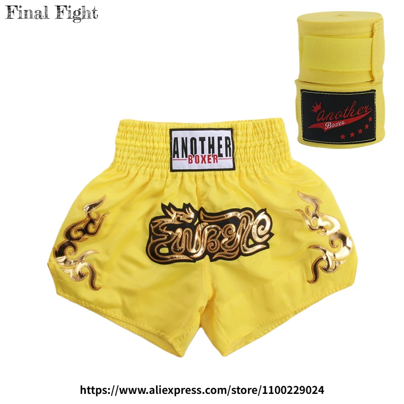 Kickboxing Fight Shorts with Matching Hand Wraps Muay Thai Boxing Pants Professional Sparring Training Competition Amateur Gear
Kickboxing Fight Shorts with Matching Hand Wraps Muay Thai Boxing Pants Professional Sparring Training Competition Amateur Gear