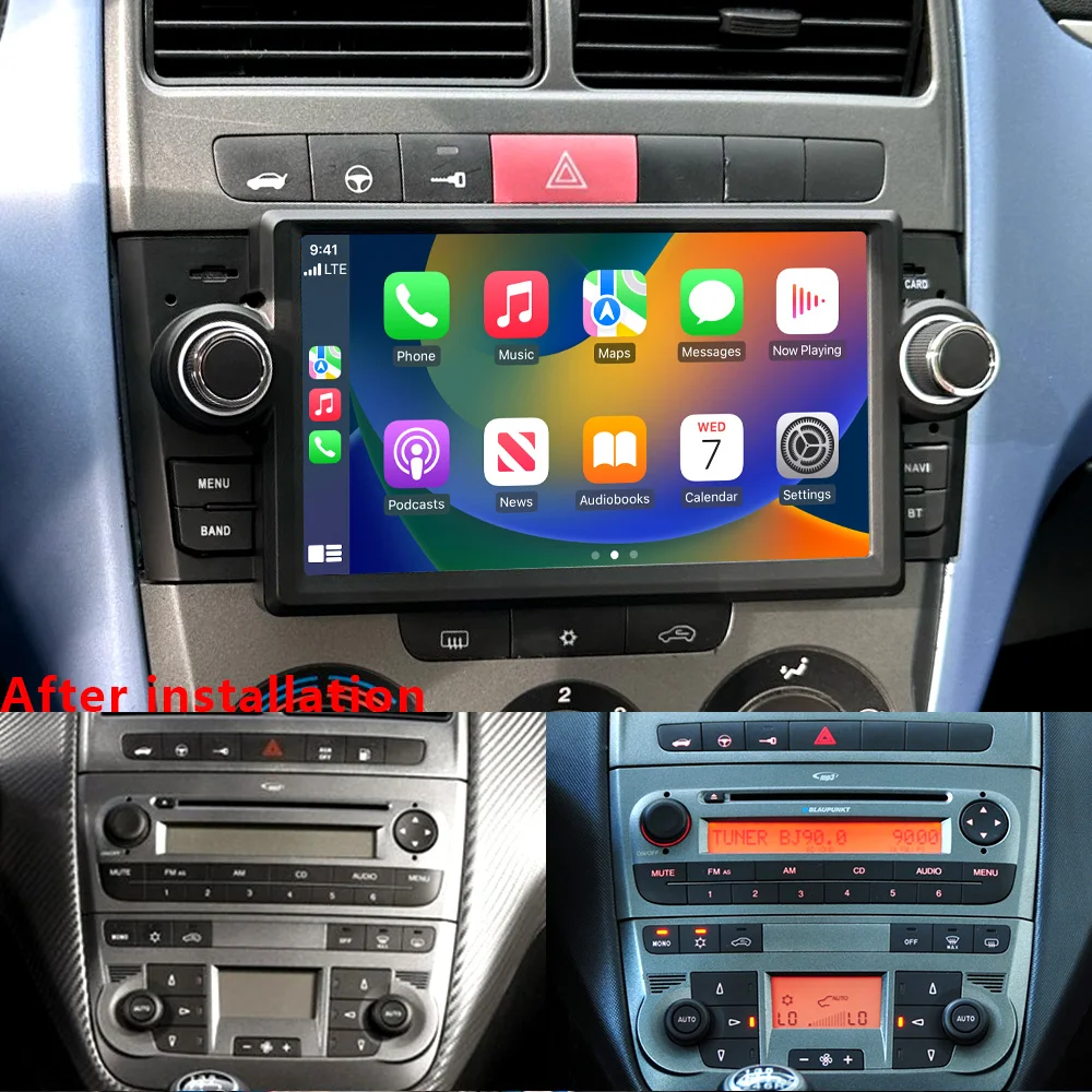 CHSTEK Carplay Android 13 Auto Car Radio For Fiat Grande Punto Linea 2007-2012 Multimedia Vedio Player GPS Navigation WIFI 4G BT 
CHSTEK Carplay Android 13 Auto Car Radio For Fiat Grande Punto Linea 2007-2012 Multimedia Vedio Player GPS Navigation WIFI 4G BT