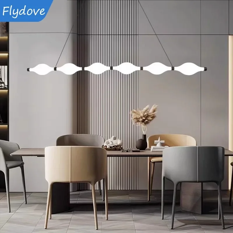 Nordic Modern Long Strip Chandelier Creative Designer Pendant Lamps for Dining Room Bar Office Showroom Cafe Loft Decor
Nordic Modern Long Strip Chandelier Creative Designer Pendant Lamps for Dining Room Bar Office Showroom Cafe Loft Decor