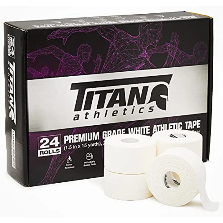 Athletic Tape 45ft Rolls Athletes Trainers Injuries and First Aid Premium Medical Sports Tape Wrap and Support Ankles and Wrist
Athletic Tape 45ft Rolls Athletes Trainers Injuries and First Aid Premium Medical Sports Tape Wrap and Support Ankles and Wrist