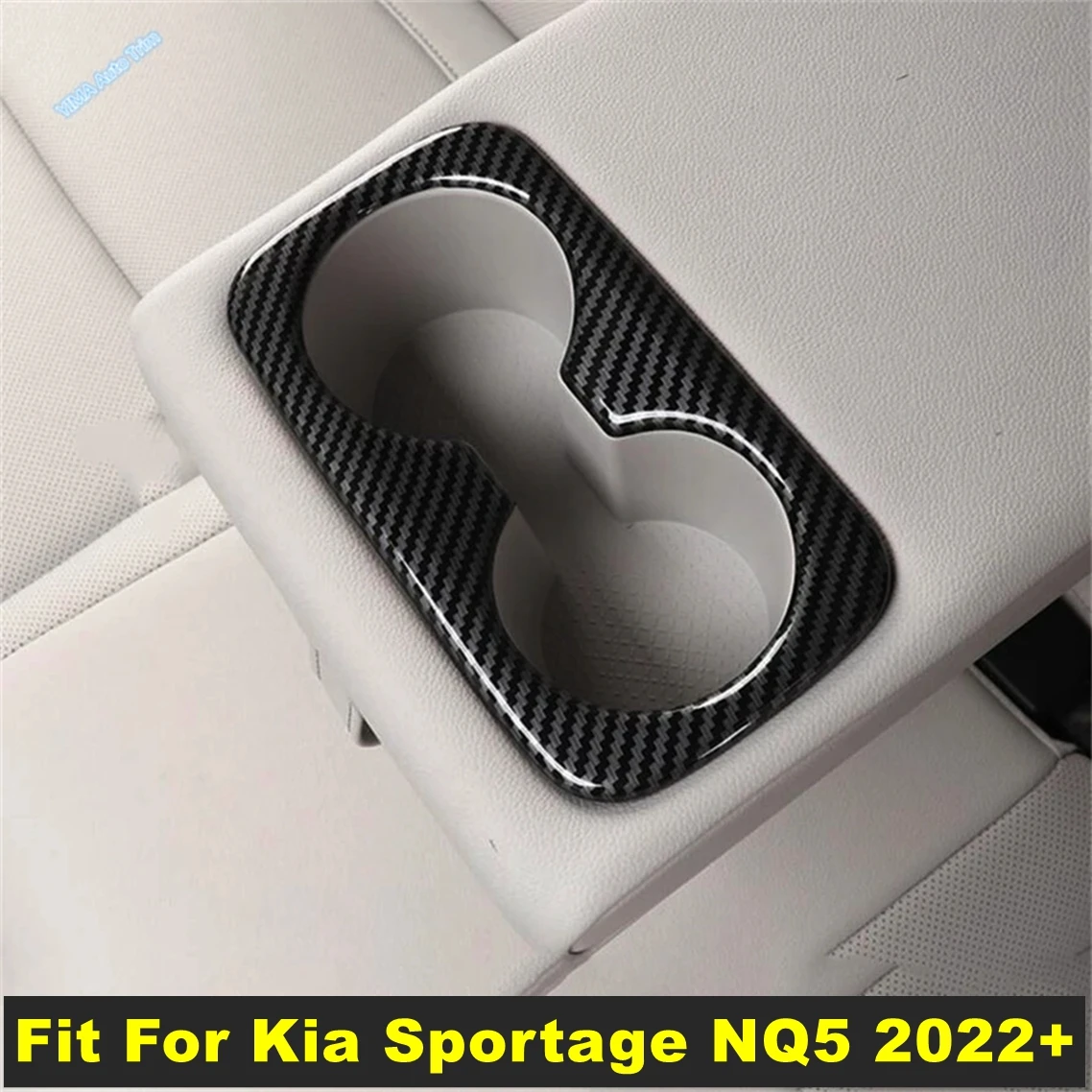 Carbon Fiber Look Auto Water Cup Holder Frame Panel Decor Cover Trims Fit For Kia Sportage NQ5 2022 - 2024 Interior Accessories
Carbon Fiber Look Auto Water Cup Holder Frame Panel Decor Cover Trims Fit For Kia Sportage NQ5 2022 - 2024 Interior Accessories