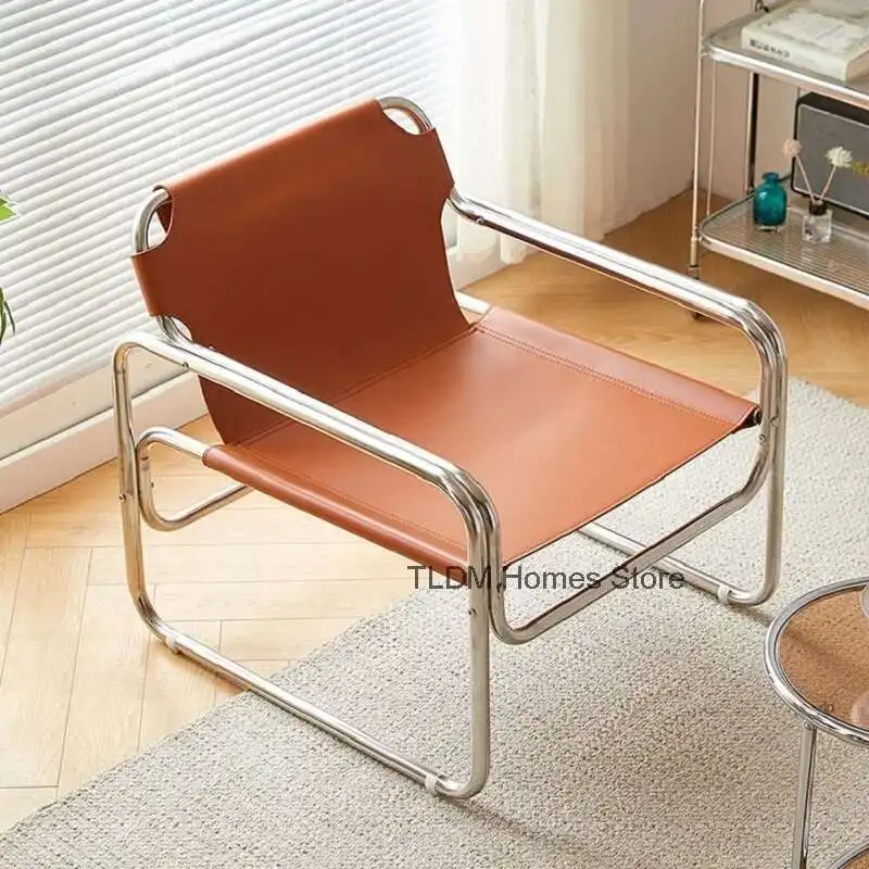 Single Sofa Chair Designer Bauhaus Casual Chair Stainless Steel Saddling Coffee Chair Shooting Prop New Dropshipping
Single Sofa Chair Designer Bauhaus Casual Chair Stainless Steel Saddling Coffee Chair Shooting Prop New Dropshipping