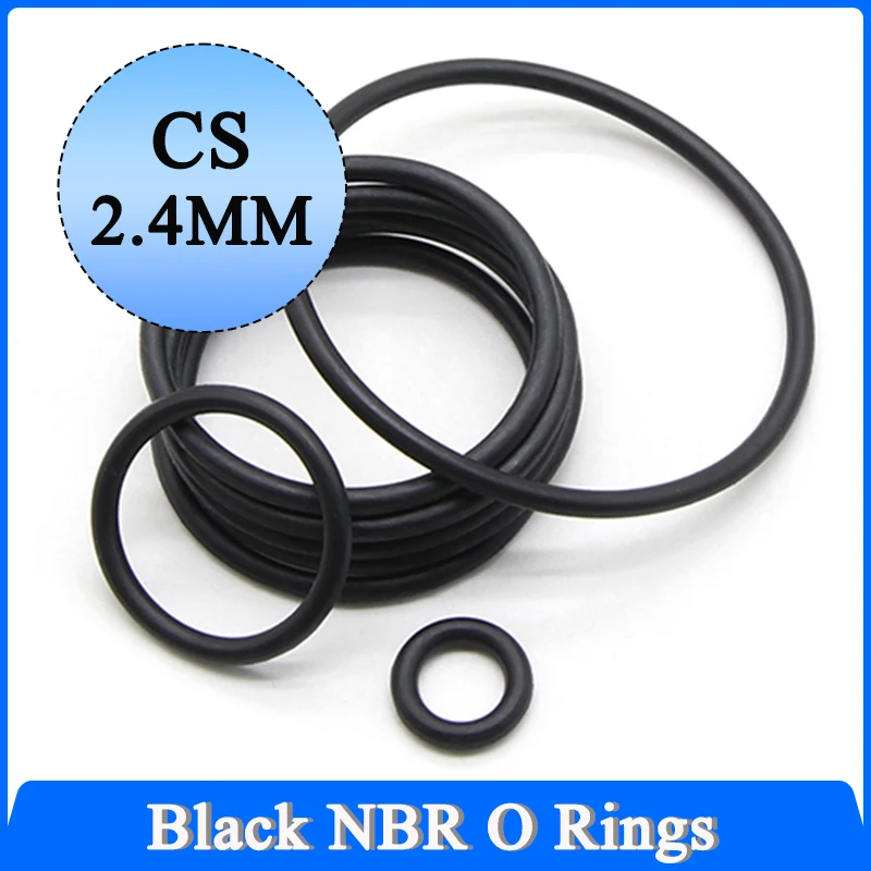10/50pcs Black NBR Oil Resistant Seal Ring Gasket CS 2.4mm OD 6mm ~ 180mm Water-Proof Nitrile Butadiene Rubber O-ring Washer
10/50pcs Black NBR Oil Resistant Seal Ring Gasket CS 2.4mm OD 6mm ~ 180mm Water-Proof Nitrile Butadiene Rubber O-ring Washer
