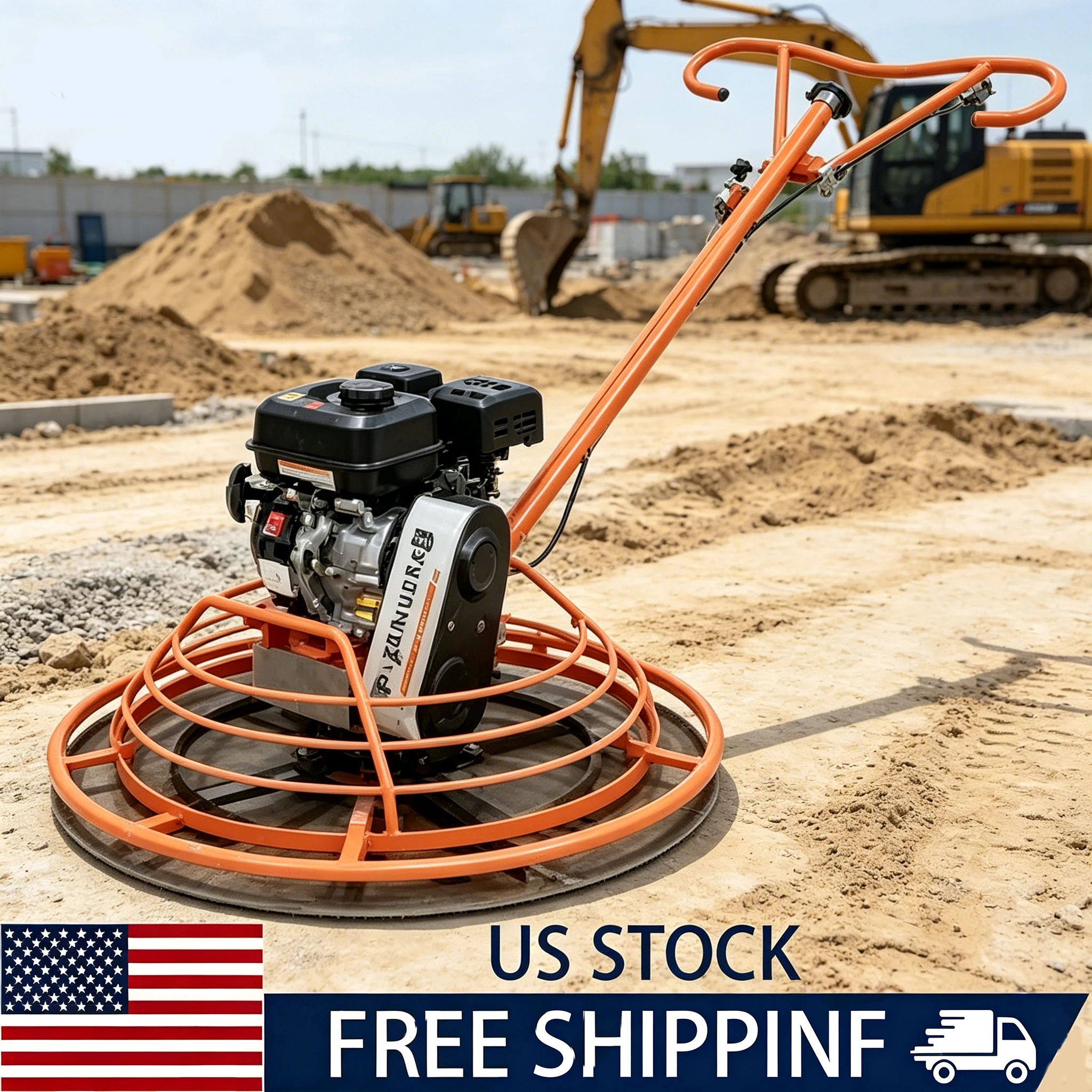 5HP Walk-Behind Concrete Power Trowel Machine, Cement Floor Finishing Polishing Float Equipment, Construction Concrete Surface Smoothing Tool, US Local Warehouse In Stock Fast Shipping for Residential Commercial Construction Projects
5HP Walk-Behind Concrete Power Trowel Machine, Cement Floor Finishing Polishing Float Equipment, Construction Concrete Surface Smoothing Tool, US Local Warehouse In Stock Fast Shipping for Residential Commercial Construction Projects