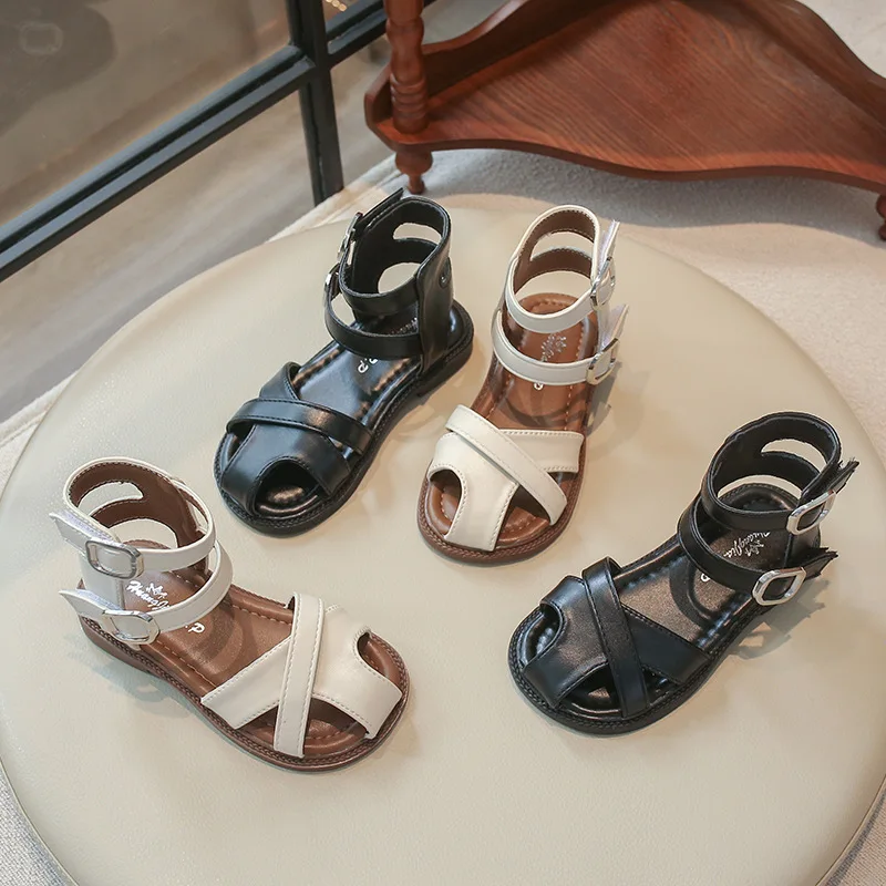 Girls Summer New Roman Sandals Soft Sole Non-slip Beach Shoes Fashion Princess Shoes Children Breathable Sandals
Girls Summer New Roman Sandals Soft Sole Non-slip Beach Shoes Fashion Princess Shoes Children Breathable Sandals