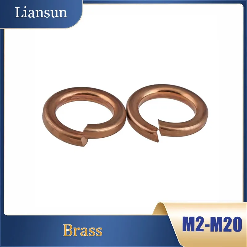 3-200pcs Brass Spring Washer M2 M3 M4 M5 M6 M8 M10 M12 M14 M16 M18 M20 Bronze Copper Split Spring Lock Washer Anti Loosening
3-200pcs Brass Spring Washer M2 M3 M4 M5 M6 M8 M10 M12 M14 M16 M18 M20 Bronze Copper Split Spring Lock Washer Anti Loosening