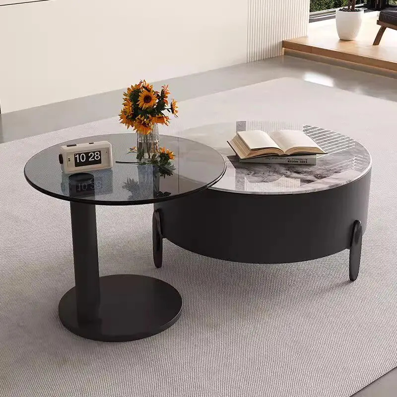 *Italian Minimalist Home Living Room Coffee Table, Light Luxury High-end Feeling, Rock Board Circular Coffee Table Table
*Italian Minimalist Home Living Room Coffee Table, Light Luxury High-end Feeling, Rock Board Circular Coffee Table Table