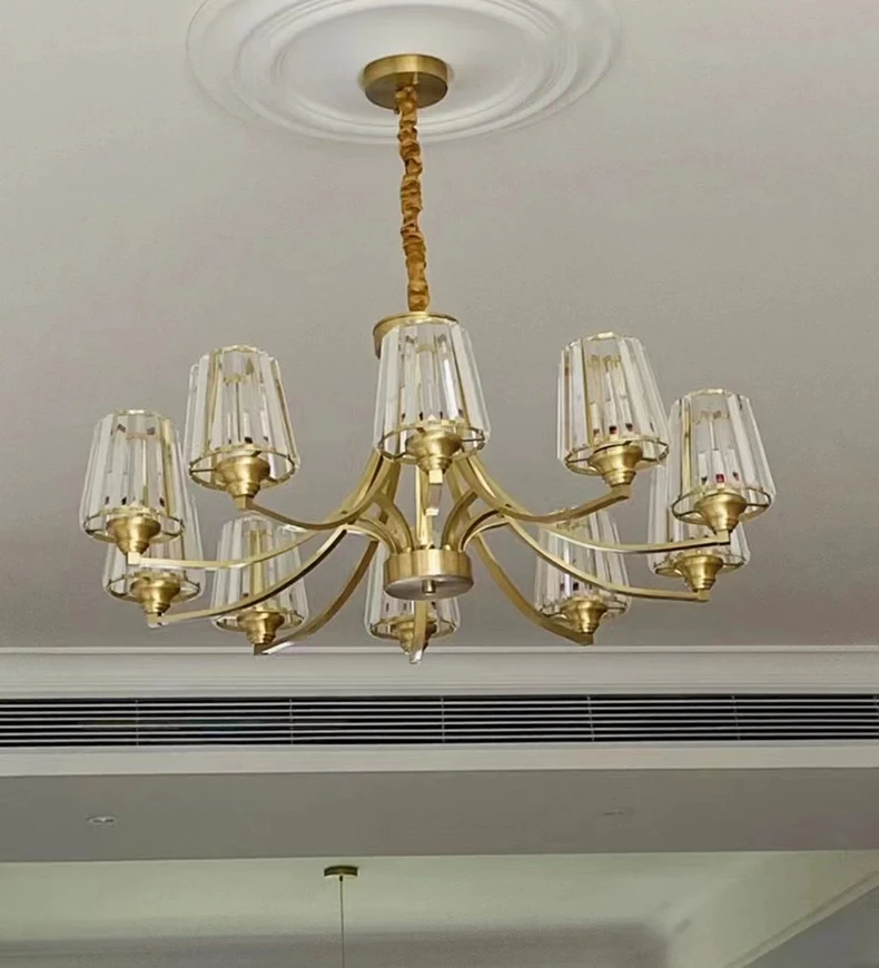 Luxury Crystal Chandelier Pendant Light - Modern Ceiling Lamp for Living Room & Dining Room, Indoor Home Decor Lighting
Luxury Crystal Chandelier Pendant Light - Modern Ceiling Lamp for Living Room & Dining Room, Indoor Home Decor Lighting