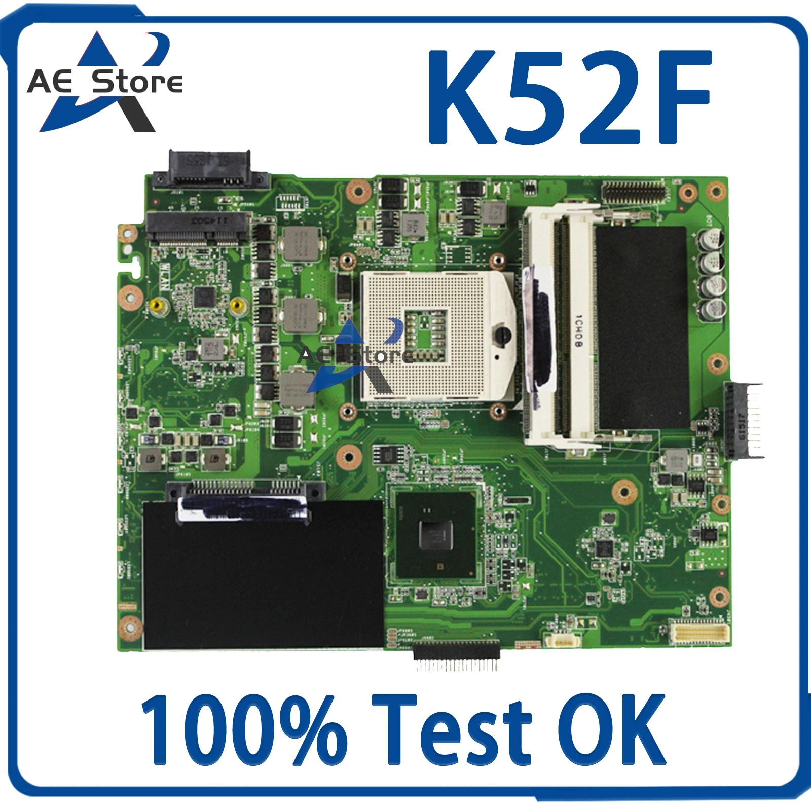 K52F Mainboard For ASUS K52F X52F A52F Laptop Motherboard REV:2.0 DDR3 PGA989 MAIN BOARD TEST OK
K52F Mainboard For ASUS K52F X52F A52F Laptop Motherboard REV:2.0 DDR3 PGA989 MAIN BOARD TEST OK