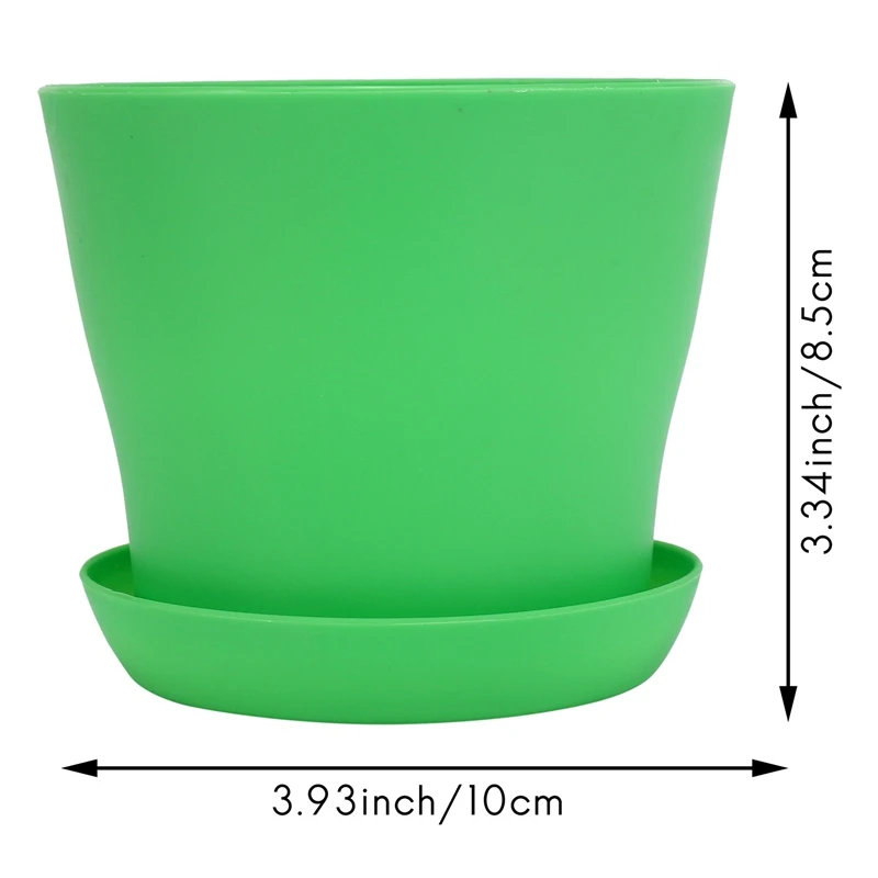 ABLK 8 Pcs 4 Inch Small Plant Pots Colorful Plastic Flower Pots Indoor Plant Pots For Office House Desk With Pallet/Trays (Blue,
ABLK 8 Pcs 4 Inch Small Plant Pots Colorful Plastic Flower Pots Indoor Plant Pots For Office House Desk With Pallet/Trays (Blue,