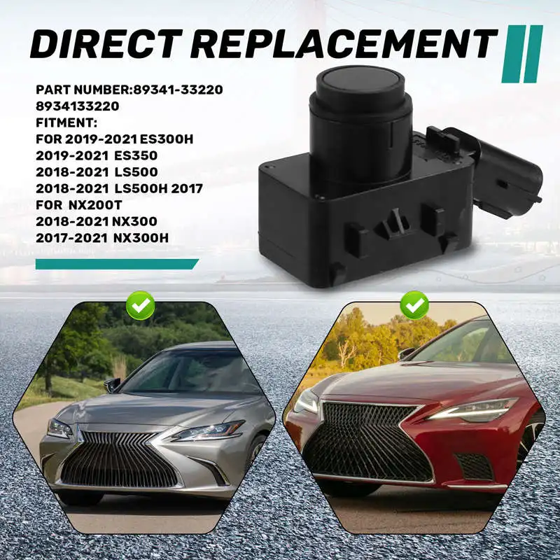 89341-33220 Car Park Sensor Park Assist Sensor For Toyota LEXUS 2020 NX RX ES F Sport 8934133220
89341-33220 Car Park Sensor Park Assist Sensor For Toyota LEXUS 2020 NX RX ES F Sport 8934133220