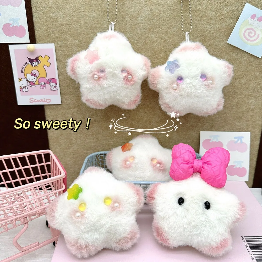 Plush Keyring PP Cotton Squeak Star Plush Keychain Fluffy Bow Squeezing Plush Star Doll Cartoon Soft Bag Accessories
Plush Keyring PP Cotton Squeak Star Plush Keychain Fluffy Bow Squeezing Plush Star Doll Cartoon Soft Bag Accessories