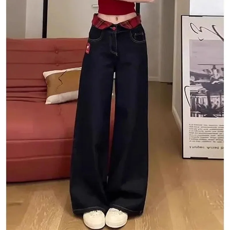 Korean Women Embroidery Jeans Trousers 2025 Female High Waist Denim Pants Spring Summer Lady Fashion Straight Cowboy Pantalons
Korean Women Embroidery Jeans Trousers 2025 Female High Waist Denim Pants Spring Summer Lady Fashion Straight Cowboy Pantalons