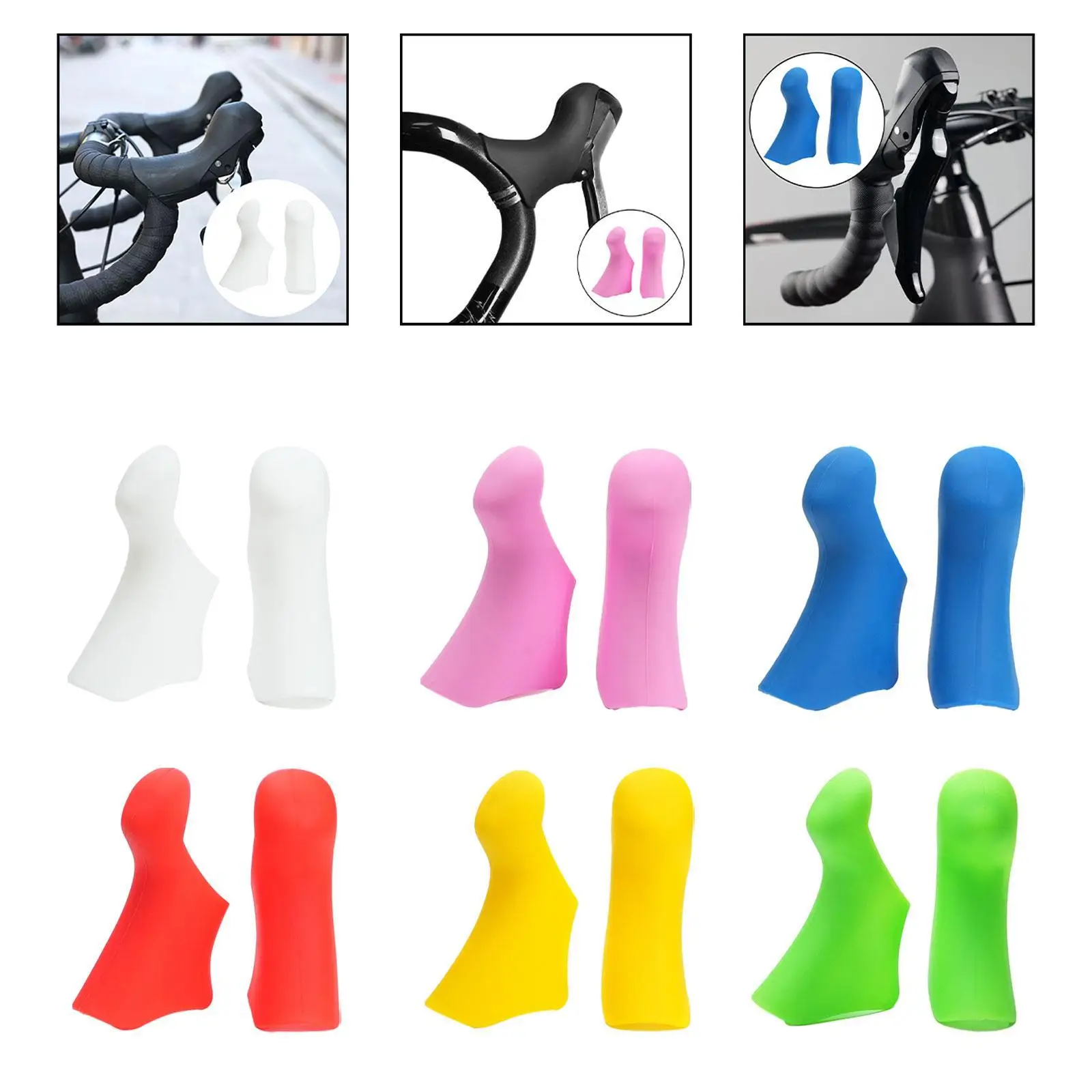 2 Pieces Bike Shifter Brake Lever Covers Brake Handle Cover None Slip Silicone Comfortable Protective Hoods for ST 2300/3400
2 Pieces Bike Shifter Brake Lever Covers Brake Handle Cover None Slip Silicone Comfortable Protective Hoods for ST 2300/3400