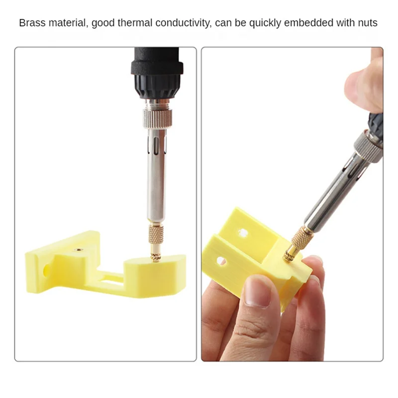 Нагревательная гайка, железное жало TS100, вставка для паяльного жала, внутренняя резьба M2-M8, латунная термоплавкая вставка, комплект гаек M3
Нагревательная гайка, железное жало TS100, вставка для паяльного жала, внутренняя резьба M2-M8, латунная термоплавкая вставка, комплект гаек M3