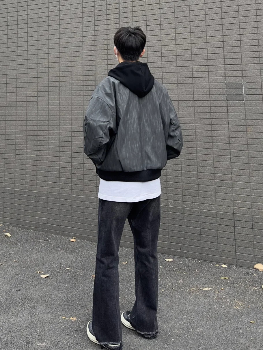 Retro American Sle Baseball Jaet Hooded Splice Design Men's Women's Spring Autumn Faionable Outerwear Coat
Retro American Sle Baseball Jaet Hooded Splice Design Men's Women's Spring Autumn Faionable Outerwear Coat