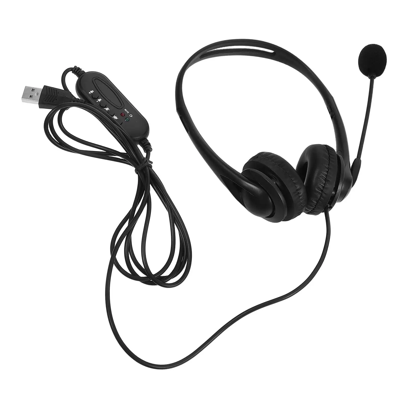 Noise Canceling Headphones Over Ear Wired Computer Student Use CVC60 Clear Call Microphone USB Headset Long Comfort ABS Sponge
Noise Canceling Headphones Over Ear Wired Computer Student Use CVC60 Clear Call Microphone USB Headset Long Comfort ABS Sponge