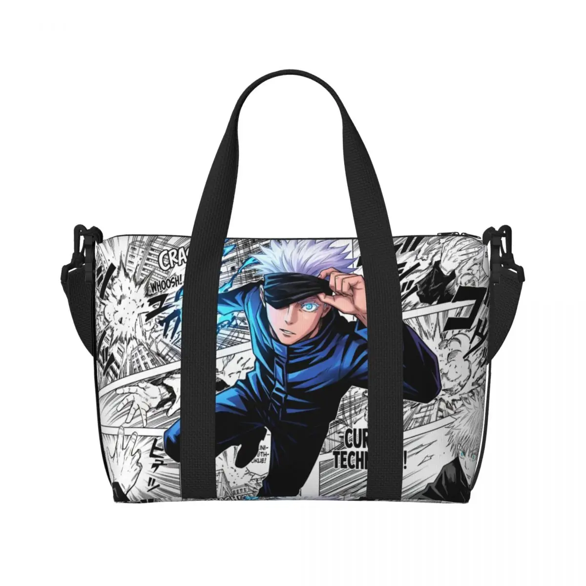 Пляжная сумка-тоут Custom J-Jujutsus K-Kaisens для женщин: мультяшная, манга, классический фильм, с большим отделением, для спортзала, пляжа, путешествий
Пляжная сумка-тоут Custom J-Jujutsus K-Kaisens для женщин: мультяшная, манга, классический фильм, с большим отделением, для спортзала, пляжа, путешествий