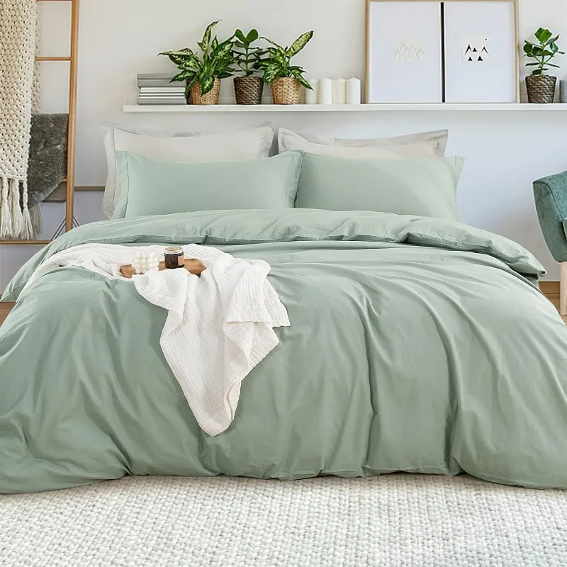 Хлопковое двойное пододеяльник Sage Green, комплект из 2 предметов, мягкое хлопковое пододеяльник Twin XL, коллекция постельных принадлежностей, сплошной цвет, застежка на пуговицы
Хлопковое двойное пододеяльник Sage Green, комплект из 2 предметов, мягкое хлопковое пододеяльник Twin XL, коллекция постельных принадлежностей, сплошной цвет, застежка на пуговицы