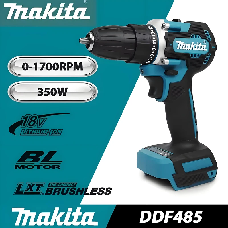 Makita DDF485 18V Electric Drill Tools Cordless 50N.m Screwdriver Drills Wireless Drill Free Shipping Power Tool Driller DDF485Z
Makita DDF485 18V Electric Drill Tools Cordless 50N.m Screwdriver Drills Wireless Drill Free Shipping Power Tool Driller DDF485Z