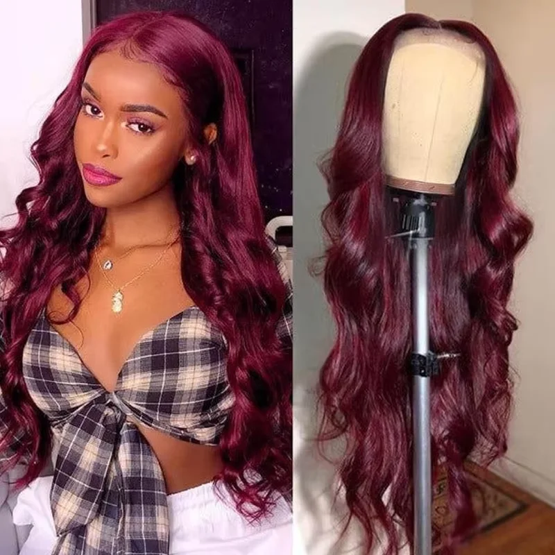 Wavy 30 inch Colored Wigs Burgundy 13x6 hd lace frontal human hair wig for women Choice Body wave Brazilian 13x4 lace front wigs
Wavy 30 inch Colored Wigs Burgundy 13x6 hd lace frontal human hair wig for women Choice Body wave Brazilian 13x4 lace front wigs