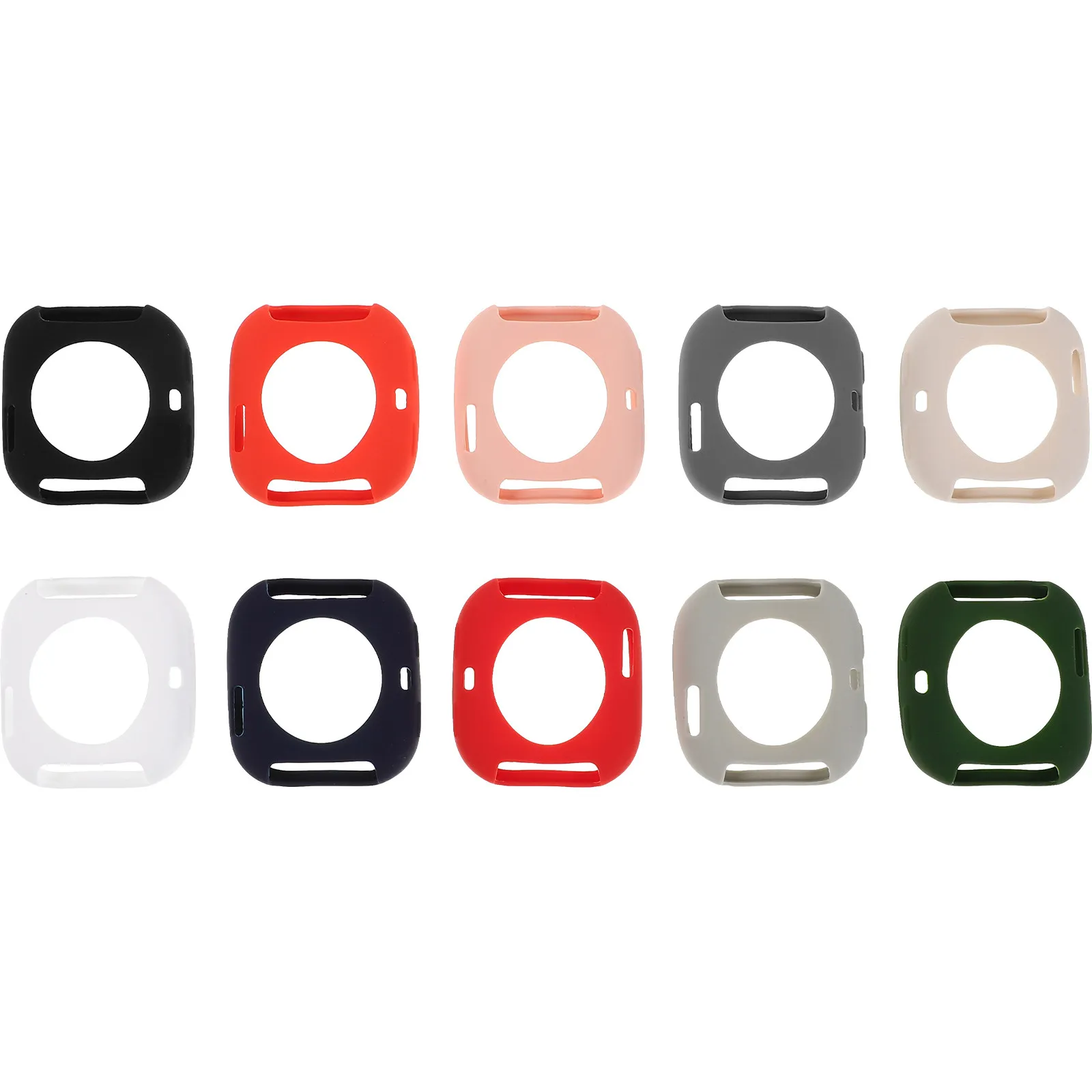 10Pcs Smartwatch Protective Cover Silicone Case Hollow Detachable Reusable Anti-Scratch Anti-Shock Daily Use Sports Watch
10Pcs Smartwatch Protective Cover Silicone Case Hollow Detachable Reusable Anti-Scratch Anti-Shock Daily Use Sports Watch