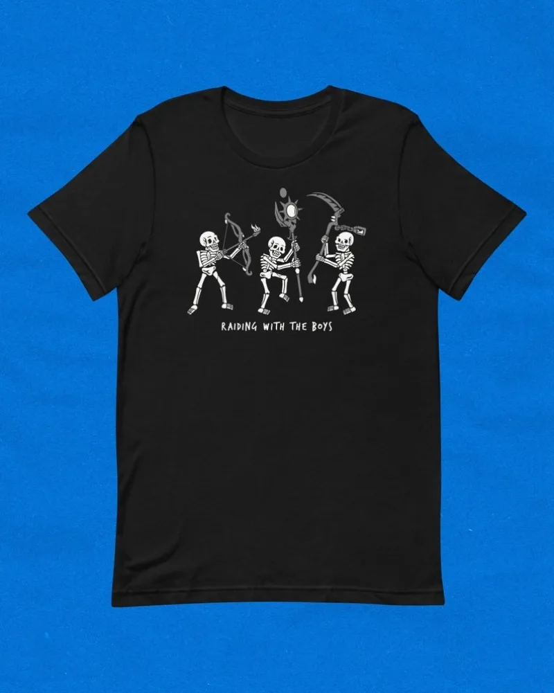 Skeleton Raid Unisex T Shirt Old School Runescape Gaming Casual Daily Tee Gift For Fans
Skeleton Raid Unisex T Shirt Old School Runescape Gaming Casual Daily Tee Gift For Fans