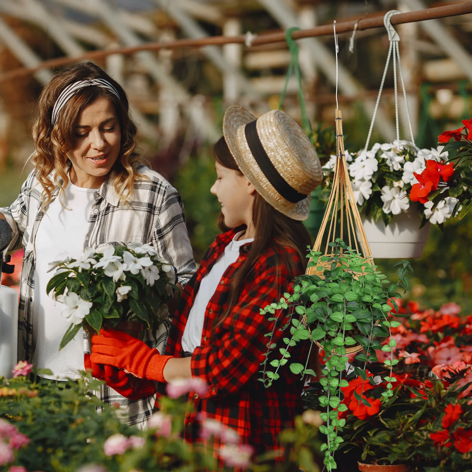 2Pcs Bamboo Hanging Baskets Handmade Thai Woven Planters for Orchids Succulents Wall Decor Hanging Orchid Planter
2Pcs Bamboo Hanging Baskets Handmade Thai Woven Planters for Orchids Succulents Wall Decor Hanging Orchid Planter