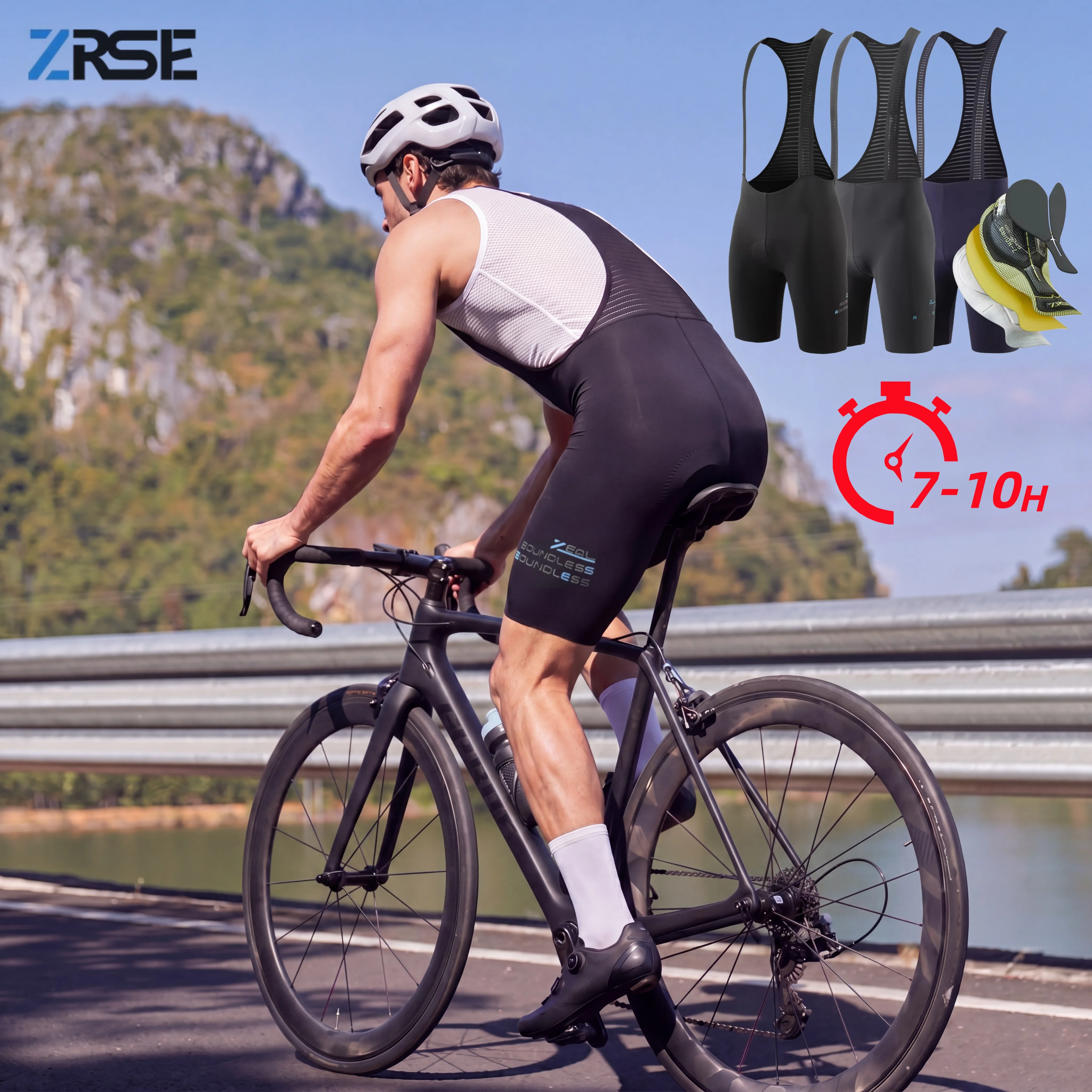 ZRSE Men's Cycling Bib Shorts Tights Clothes 7H High Density Comfort Pads for MTB Road Bike Quick Dry Breathable Summer Shorts
ZRSE Men's Cycling Bib Shorts Tights Clothes 7H High Density Comfort Pads for MTB Road Bike Quick Dry Breathable Summer Shorts