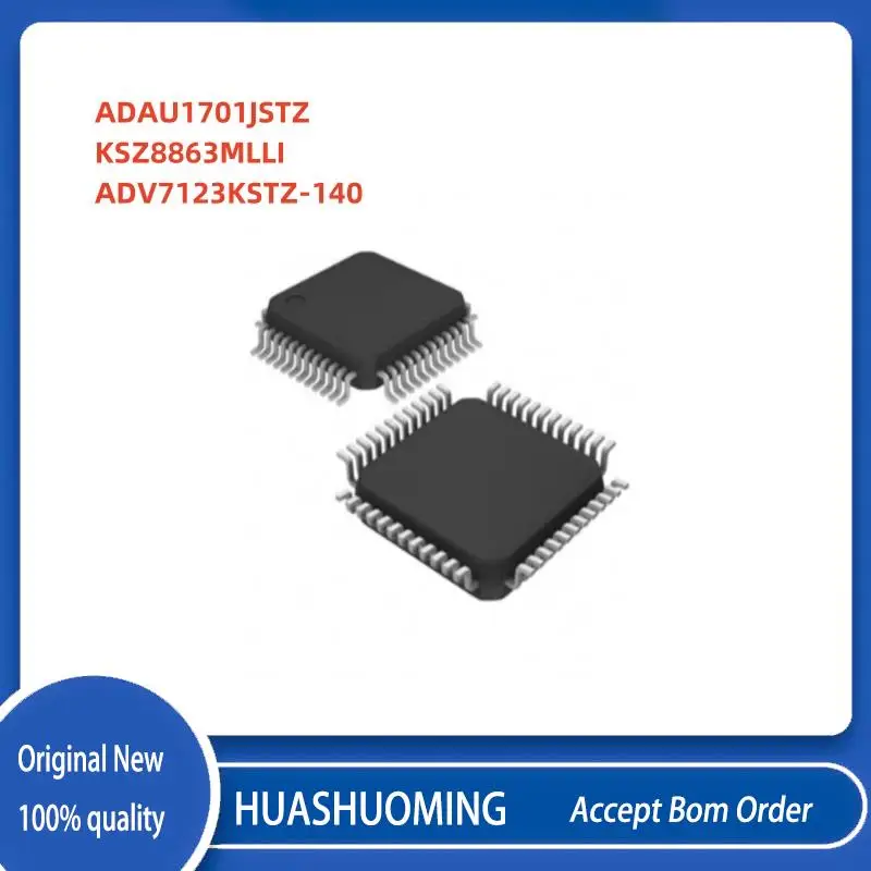 5 шт./лот НОВЫЙ ADAU1701JSTZ ADAU1701 KSZ8863MLLI KSZ8863MLL KSZ8863M KSZ8863 ADV7123KSTZ-140 ADV7123KSTZ QFP-48
5 шт./лот НОВЫЙ ADAU1701JSTZ ADAU1701 KSZ8863MLLI KSZ8863MLL KSZ8863M KSZ8863 ADV7123KSTZ-140 ADV7123KSTZ QFP-48