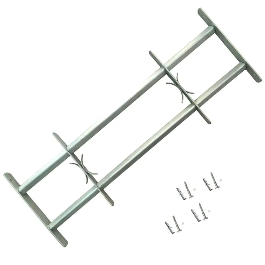 Adjustable Window Security Grille 2 Crossbars 39.4-59.1 Inch - Durable & Safe Protection
Adjustable Window Security Grille 2 Crossbars 39.4-59.1 Inch - Durable & Safe Protection