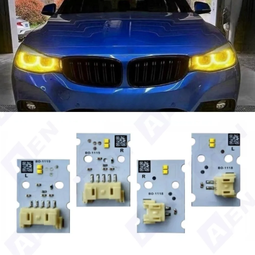 Yellow Angel Eye LED Boards For 2017 - 2020 BMW 3 Series F34 GT LCI 330i 340i 318d LED Headlight Daytime Running 63117470426
Yellow Angel Eye LED Boards For 2017 - 2020 BMW 3 Series F34 GT LCI 330i 340i 318d LED Headlight Daytime Running 63117470426