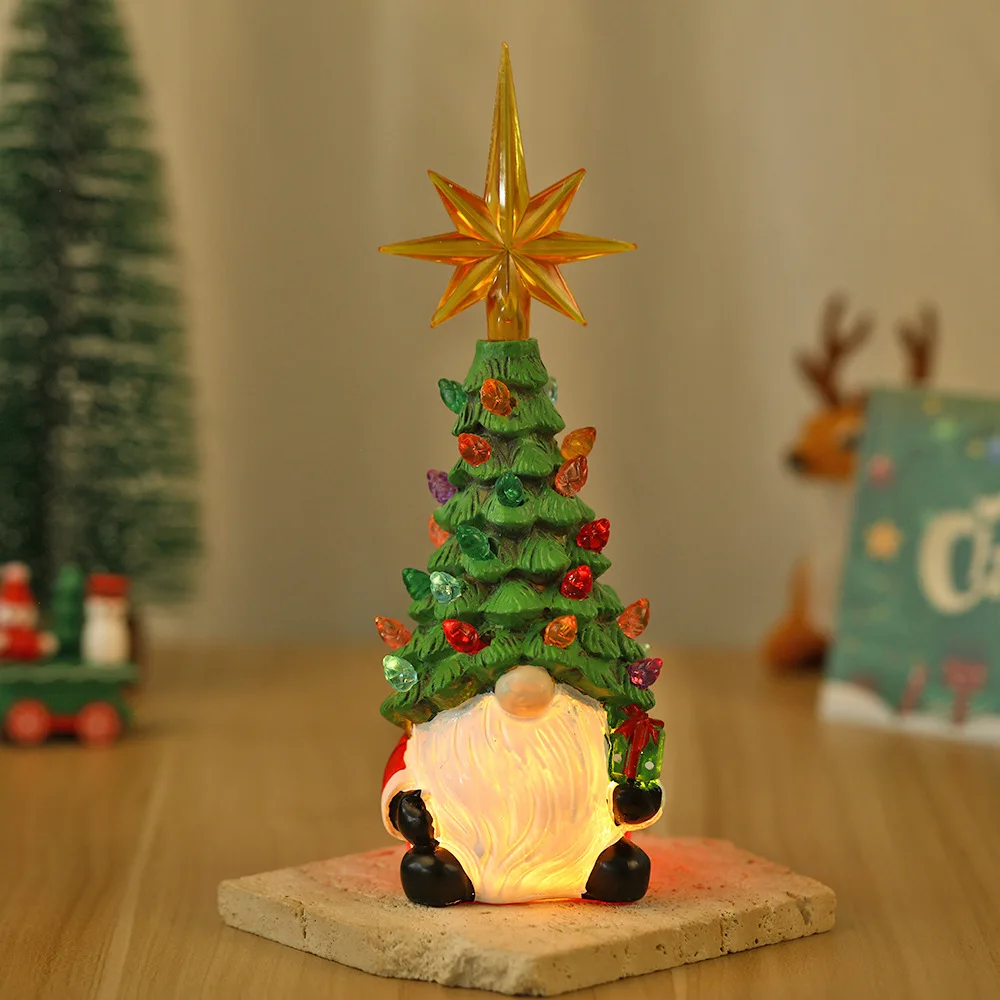 Resin Gnome Old Man Tree Figurine Light Up Christmas Decor Cute Craft for Mall Window Home Party
Resin Gnome Old Man Tree Figurine Light Up Christmas Decor Cute Craft for Mall Window Home Party