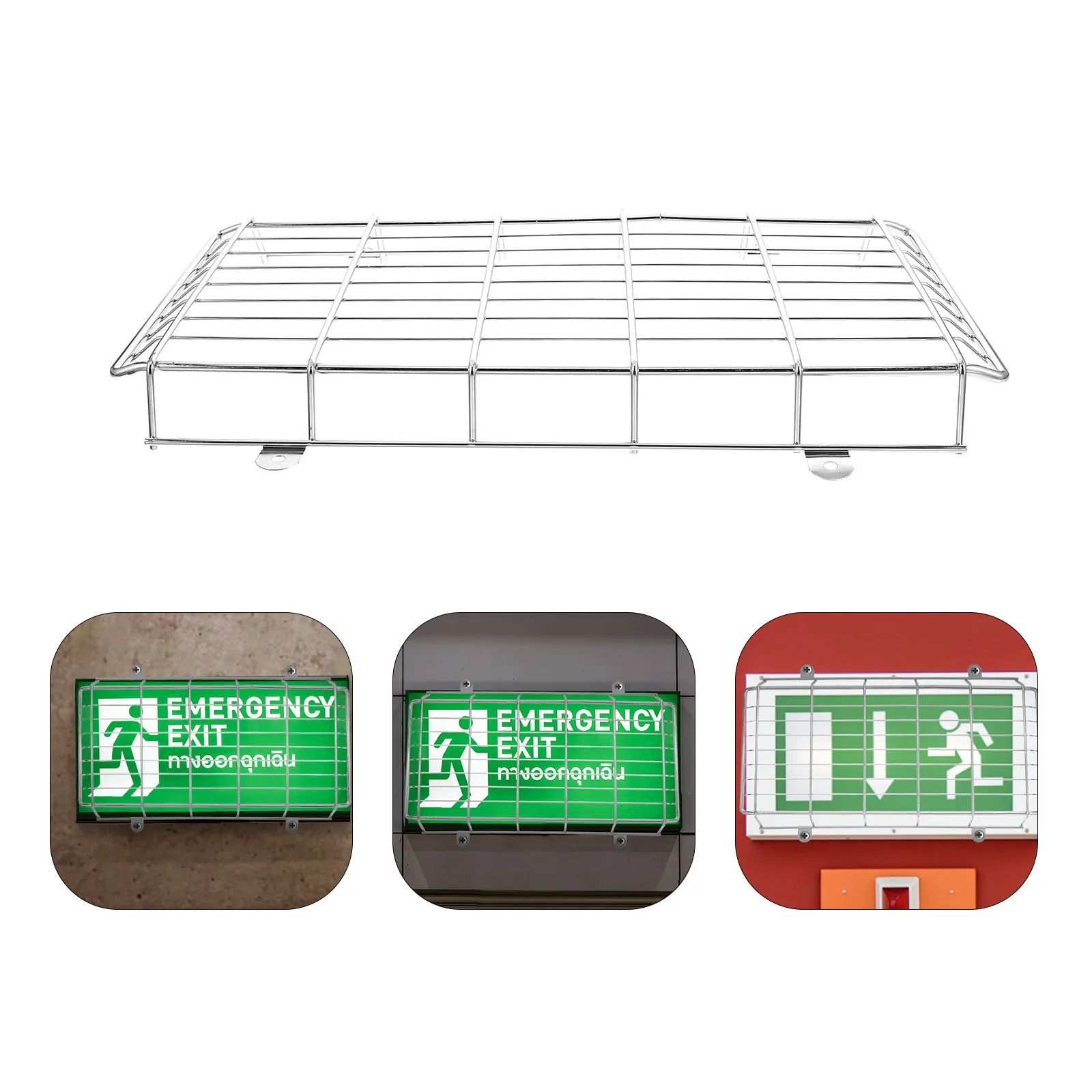 Усиленная сварная защитная сетка для светодиодных эвакуационных указателей, аварийного освещения, защиты от вандализма, ударопрочная, для стен
Усиленная сварная защитная сетка для светодиодных эвакуационных указателей, аварийного освещения, защиты от вандализма, ударопрочная, для стен