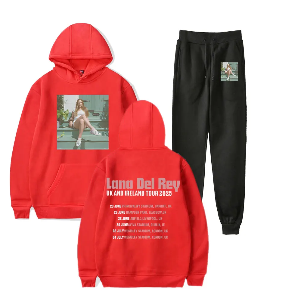 Lana Del Rey Merch Hoodies Set Hoodie Pants Two-Piece Pullover Men Women Clothes
Lana Del Rey Merch Hoodies Set Hoodie Pants Two-Piece Pullover Men Women Clothes