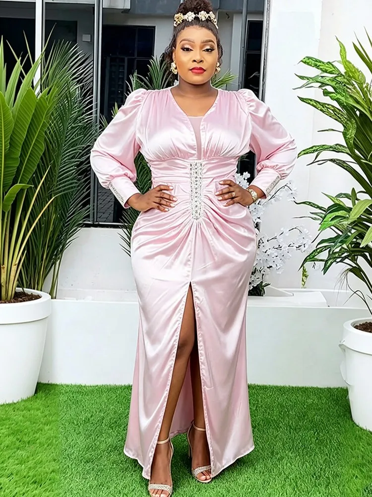 African Dresses for Women Elegant Spring Summer Long Sleeve Dashiki Maxi Dress Ladies Traditional African Clothing Ankara Dress
African Dresses for Women Elegant Spring Summer Long Sleeve Dashiki Maxi Dress Ladies Traditional African Clothing Ankara Dress