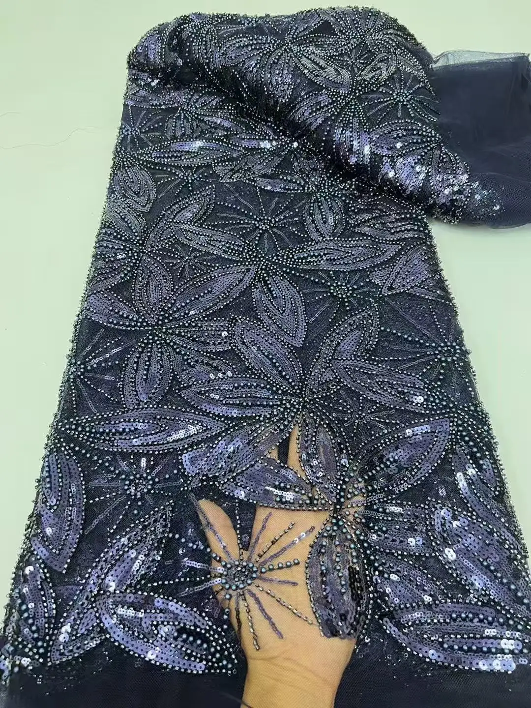 2025 Net Lace Fabrics With Sequins For Evening Dresses Latest French Beaded Tulle Lace Fabric High Quality African
2025 Net Lace Fabrics With Sequins For Evening Dresses Latest French Beaded Tulle Lace Fabric High Quality African
