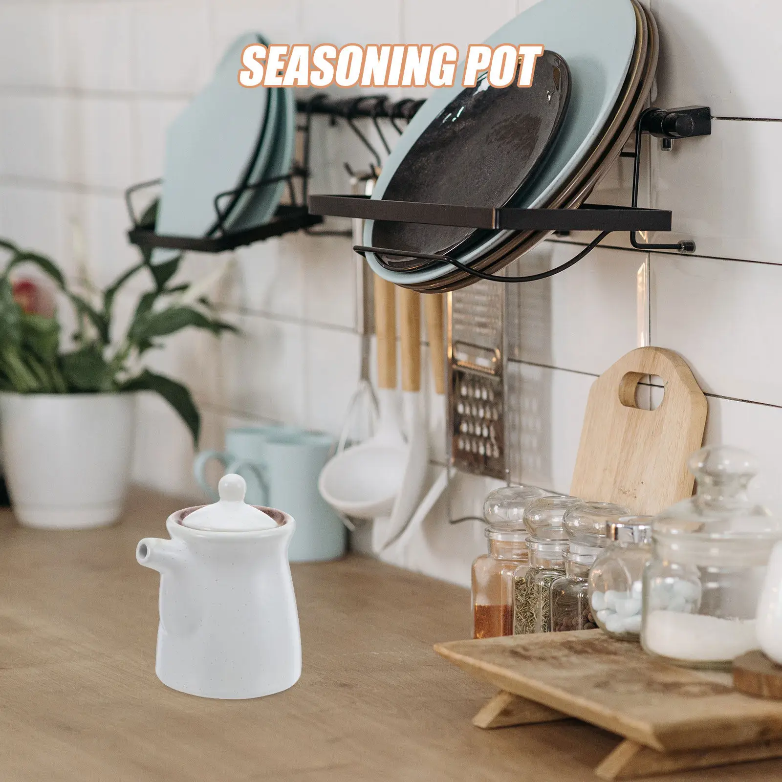Ceramic Seasoning Bottle Soy Sauce Dispenser 180Ml Japanese Vinegar Cruet Jar Easy Pour Spout Seasoning Container for Sushi
Ceramic Seasoning Bottle Soy Sauce Dispenser 180Ml Japanese Vinegar Cruet Jar Easy Pour Spout Seasoning Container for Sushi