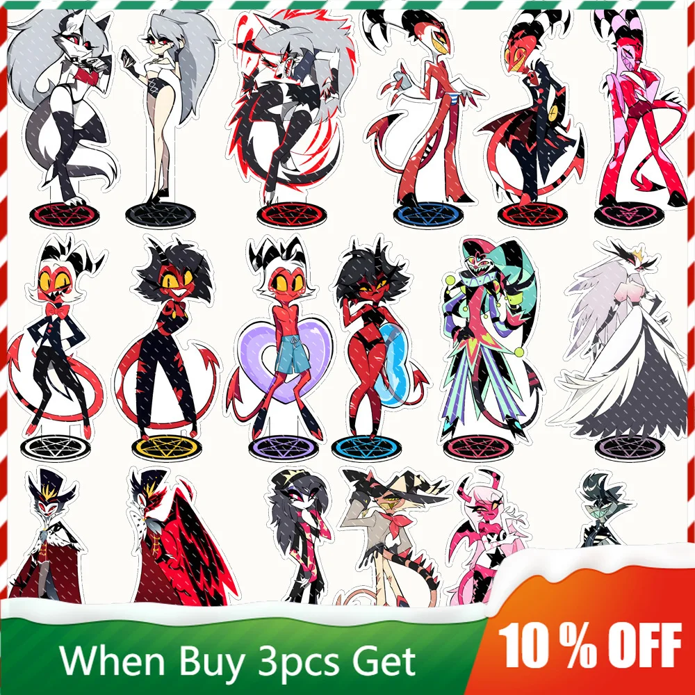 Helluva Anime Peripherals Charlie Morningstar Figure Acrylic Stand Vaggie Standing Plate Blitzø Moxxie Millie Decoration Toys
Helluva Anime Peripherals Charlie Morningstar Figure Acrylic Stand Vaggie Standing Plate Blitzø Moxxie Millie Decoration Toys
