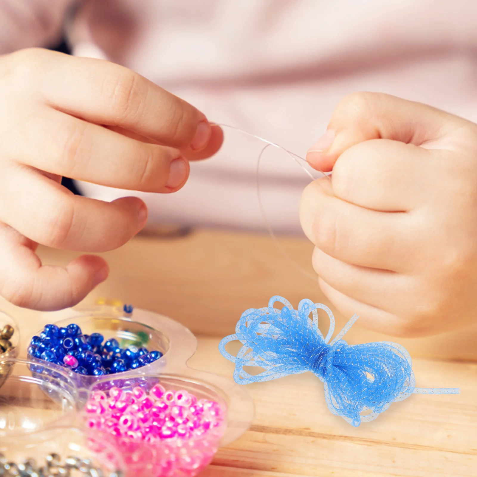 Эластичная сетчатая трубка, полиэстеровая оплетка, принадлежности для самостоятельного изготовления ювелирных изделий для женщин, белая гибкая многофункциональная веревка для ожерелья
Эластичная сетчатая трубка, полиэстеровая оплетка, принадлежности для самостоятельного изготовления ювелирных изделий для женщин, белая гибкая многофункциональная веревка для ожерелья