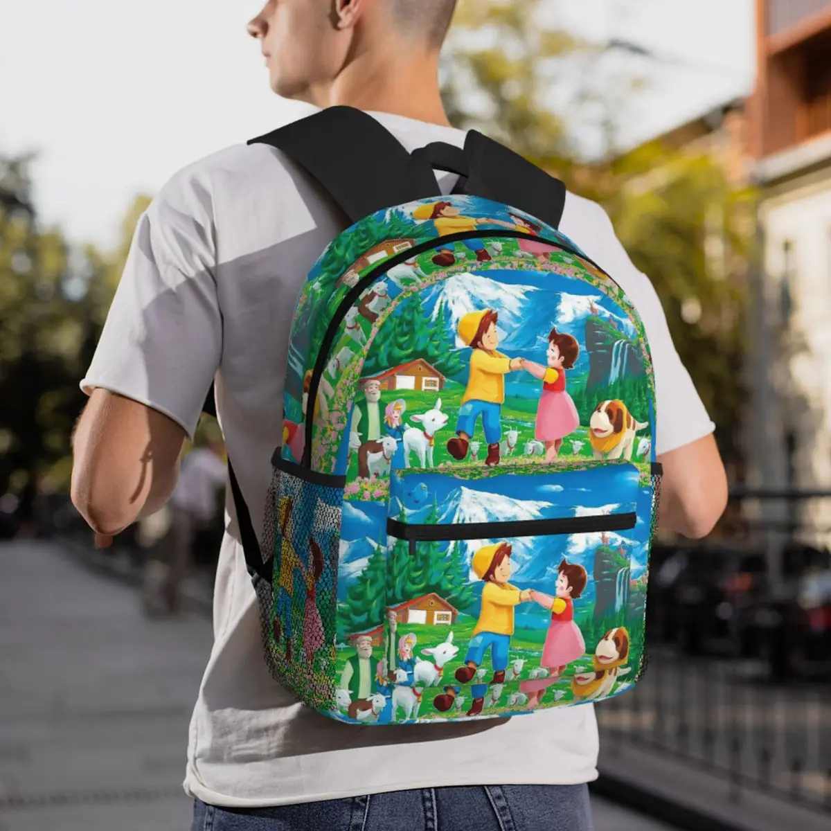 Cartoon Heidi Backpack Daypack Large Capacity Boys Girls BookBag School Bag Shoulder Bags for Men Women
Cartoon Heidi Backpack Daypack Large Capacity Boys Girls BookBag School Bag Shoulder Bags for Men Women