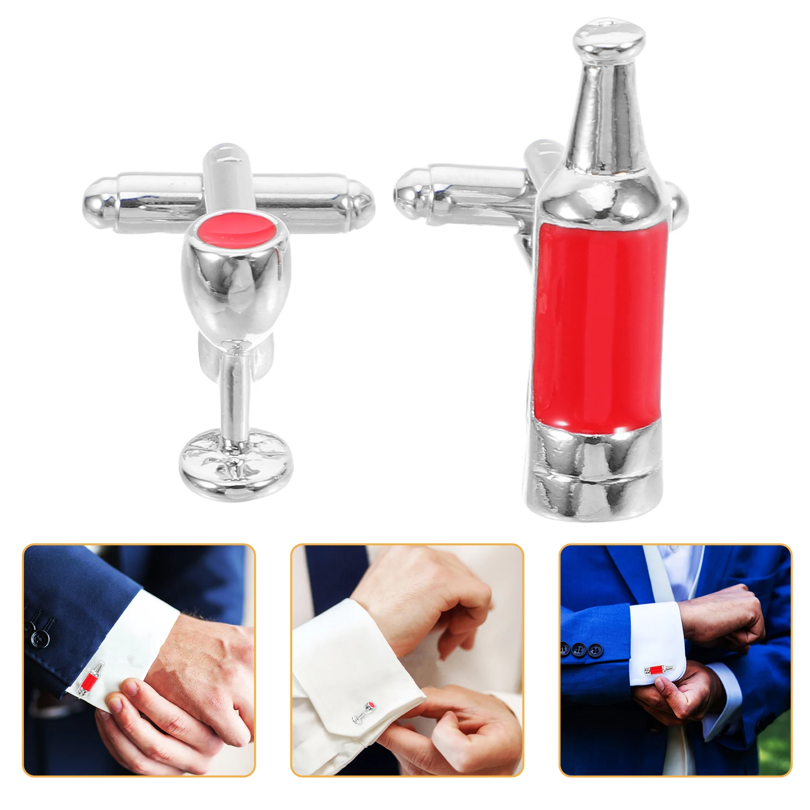 Bottle Cufflinks Alloy Sleeve Buttons Shirts Gifts Premium Quality Durable Polished Comfortable Wedding Business Fashion
Bottle Cufflinks Alloy Sleeve Buttons Shirts Gifts Premium Quality Durable Polished Comfortable Wedding Business Fashion