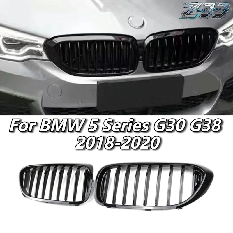 For BMW 5 Series G30 G38 2018-2020 Grilles Gloss Black Grille Car Single Slat Gloss Black Front Bumper Kidney Grills Styling
For BMW 5 Series G30 G38 2018-2020 Grilles Gloss Black Grille Car Single Slat Gloss Black Front Bumper Kidney Grills Styling